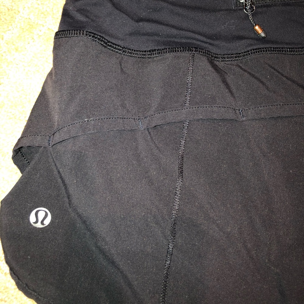 Black Lululemon shorts